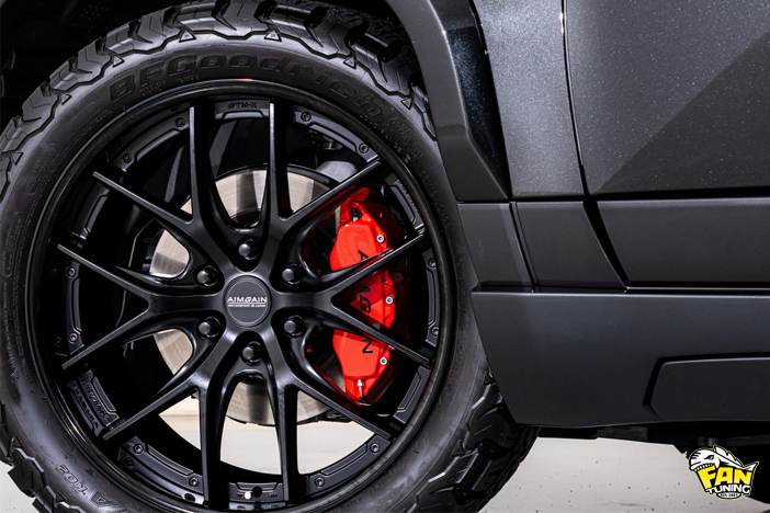 Аэродинамический обвес на Лексус (Lexus) GX550 от японского тюнинг-ателье AIMGAIN