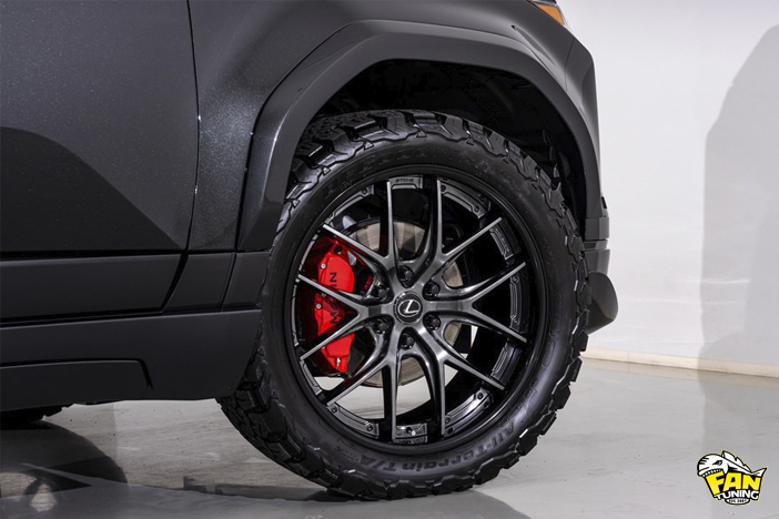 Аэродинамический обвес на Лексус (Lexus) GX550 от японского тюнинг-ателье AIMGAIN