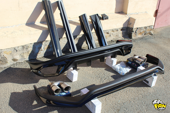 Аэродинамический обвес ТРД (TRD) на Лексус (Lexus) RX в версии F-Sport 2015-2019 г.в.