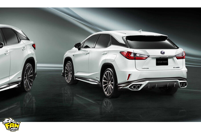 Аэродинамический обвес ТРД (TRD) на Лексус (Lexus) RX в версии F-Sport 2015-2019 г.в.