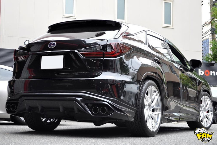 Аэродинамический обвес ТРД (TRD) на Лексус (Lexus) RX в версии F-Sport 2015-2019 г.в.