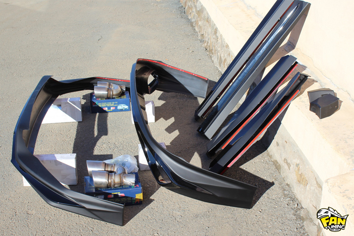 Аэродинамический обвес ТРД (TRD) на Лексус (Lexus) RX в версии F-Sport 2015-2019 г.в.