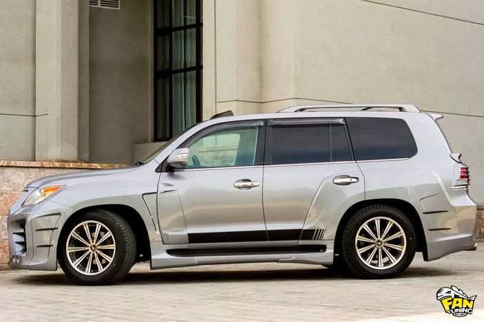 Аэродинамический обвес Предатор на Лексус (Lexus) LX570 первого поколения 2008-2012 г.в.