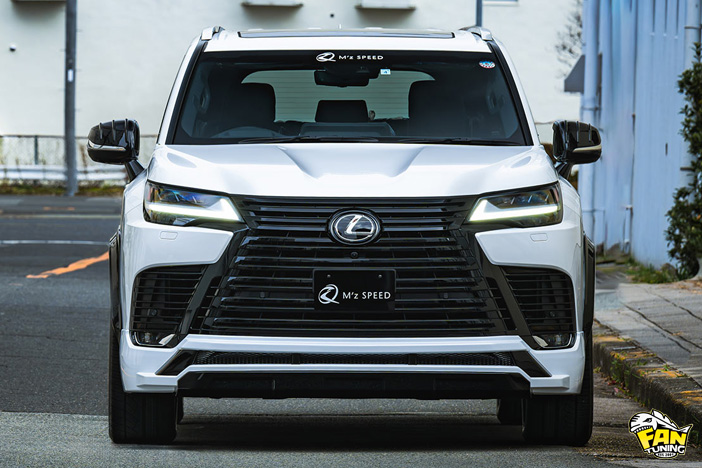 Аэродинамический обвес на Лексус (Lexus) LX600 от японского тюнинг ателье MZ Speed