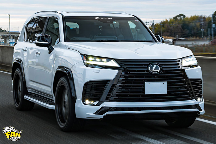 Аэродинамический обвес на Лексус (Lexus) LX600 от японского тюнинг ателье MZ Speed