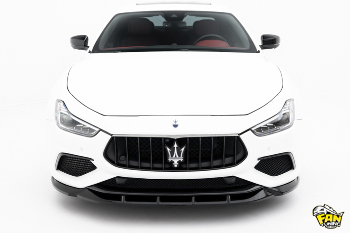Аэродинамический обвес на Мазерати Гибли Модена (Maserati Ghibli Modena) 2017-2020 годов выпуска