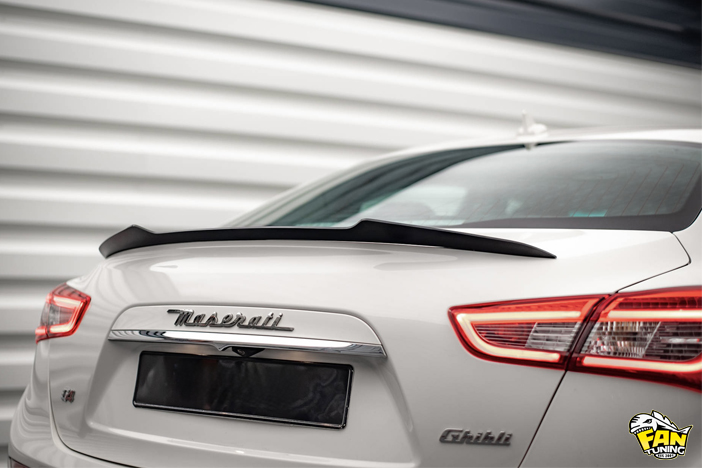 Аэродинамический обвес на Мазерати (Maserati) Ghibli 2017 - 2020 г.в. со стандартными бамперами