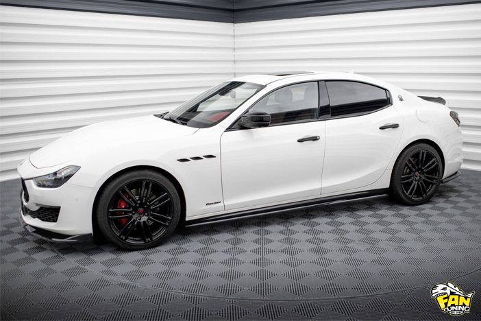 Аэродинамический обвес на Мазерати (Maserati) Ghibli 2017 - 2020 г.в. со стандартными бамперами