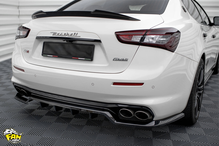 Аэродинамический обвес на Мазерати (Maserati) Ghibli 2017 - 2020 г.в. со стандартными бамперами