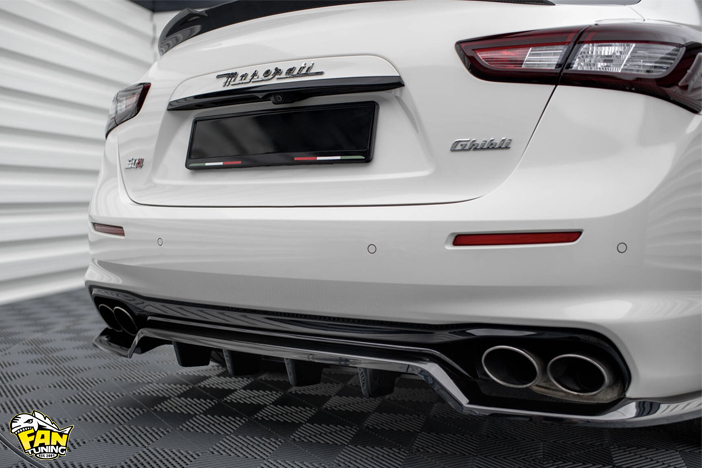 Аэродинамический обвес на Мазерати (Maserati) Ghibli 2017 - 2020 г.в. со стандартными бамперами