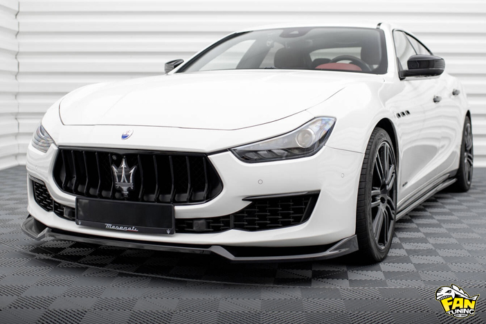 Аэродинамический обвес на Мазерати (Maserati) Ghibli 2017 - 2020 г.в. со стандартными бамперами