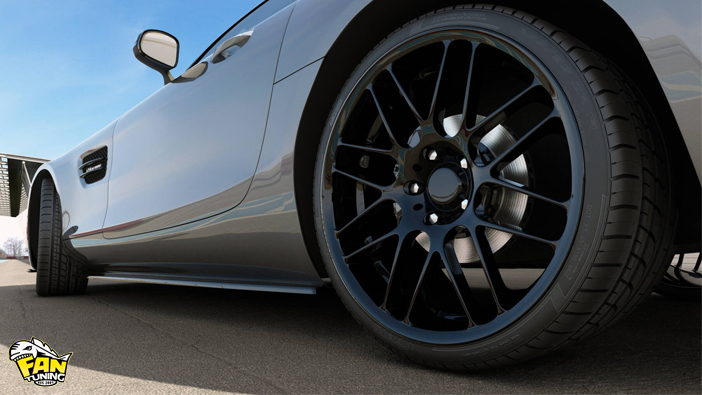 Обвес из ABS пластика на AMG GT S (C190) 2017-2023 г.в.