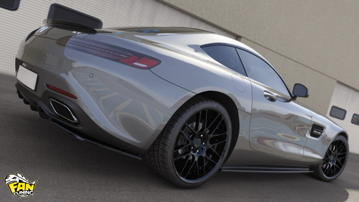 Обвес из ABS пластика на AMG GT S (C190) 2017-2023 г.в.