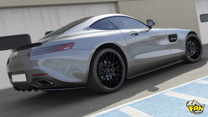 Обвес из ABS пластика на AMG GT S (C190) 2017-2023 г.в.