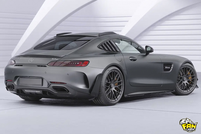 Жабры (жалюзи) на задние боковые окна на AMG GT (C190) 2017-2023 г.в.