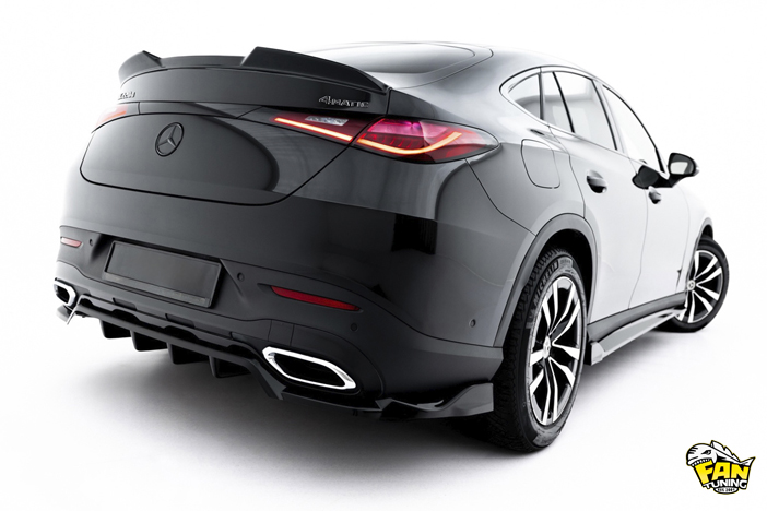 Аэродинамический обвес на Мерседес (Mercedes) GLC Coupe C254 со стандартными бамперами