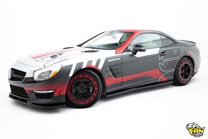 Аэродинамический обвес на Мерседес (Mercedes) SL R231