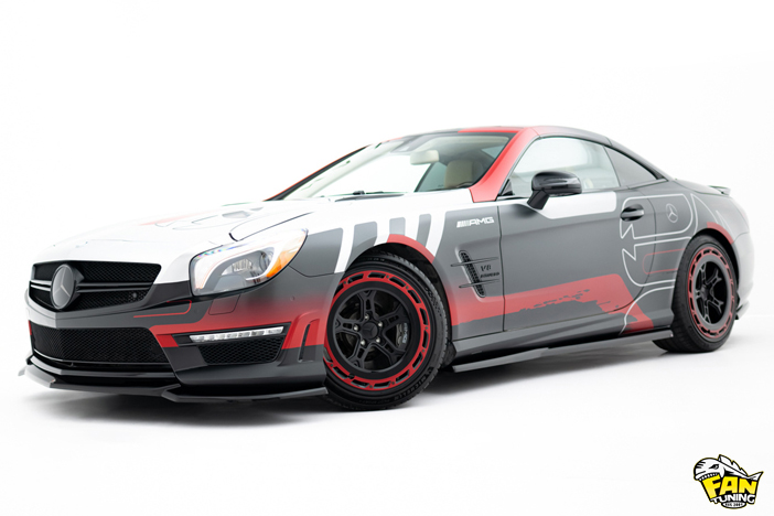 Аэродинамический обвес на Мерседес (Mercedes) SL R231