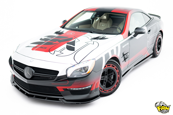 Аэродинамический обвес на Мерседес (Mercedes) SL R231