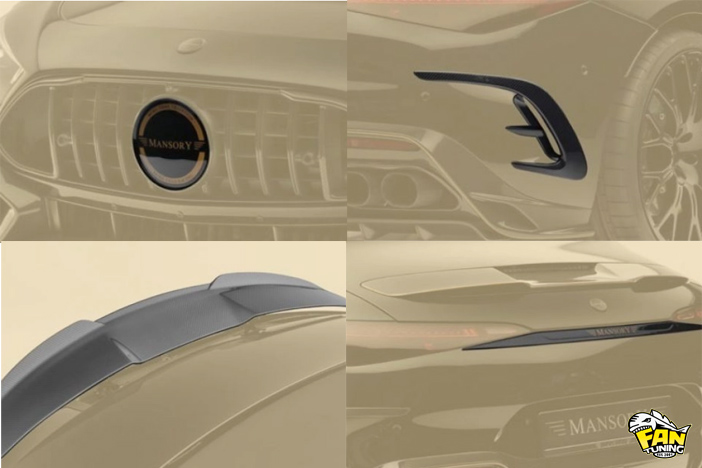 Карбоновый аэродинамический обвес Менсори (Mansory) на Мерседес (Mercedes) SL63 R232