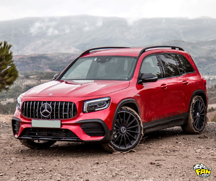 Рестайлинг Мерседеса (Mercedes) GLB X247 в AMG GLB35 или GLB45