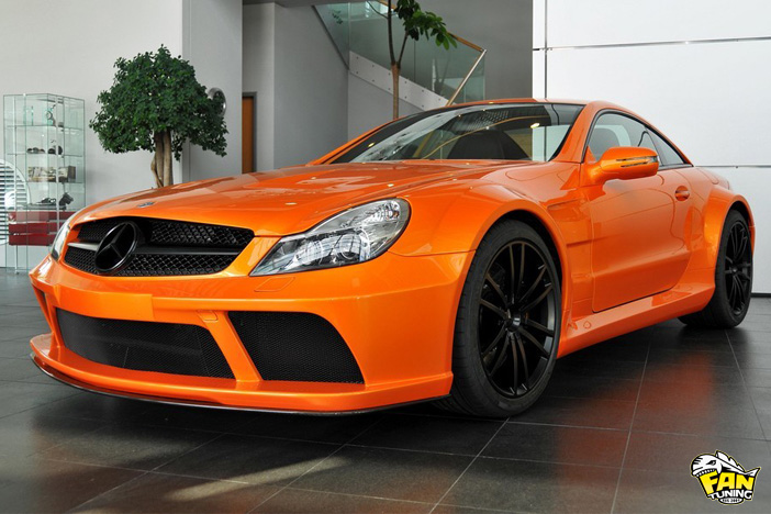 Аэродинамический обвес АМГ Блек Сериес (AMG Black Series) на Мерседес (Mercedes) SL R230