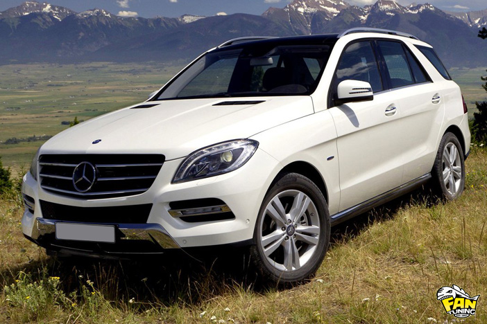 Рестайлинг Мерседеса (Mercedes) из ML W166 в GLE63 AMG W166