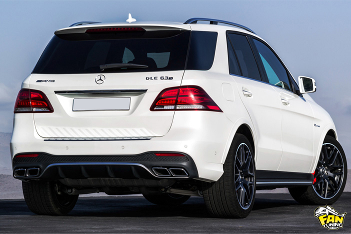 Рестайлинг Мерседеса (Mercedes) из ML W166 в GLE63 AMG W166