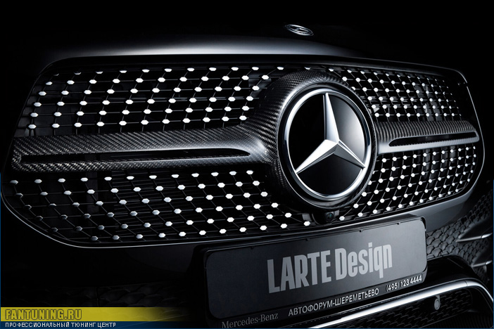 Аэродинамический обвес из карбона Larte на Мерседес (Mercedes) GLE W167
