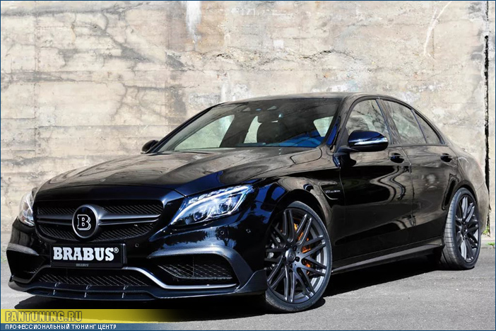 Аэродинамический карбоновый обвес Брабус (Brabus) на Мерседес (Mercedes) W205 AMG C65