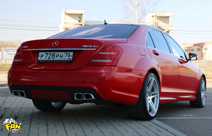 Комплект рестайлинга из обычного Мерседеса (Mercedes) W221 в AMG S65