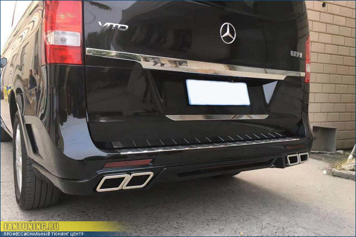Аэродинамический обвес в стиле AMG GT для Мерседеса (Mercedes Benz) W447 V-Klasse