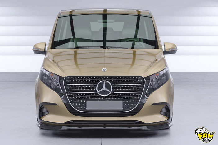Спойлер переднего бампера на Мерседес (Mercedes) V-Class W447 2024+