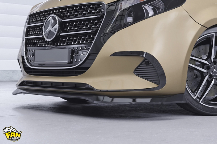 Спойлер переднего бампера на Мерседес (Mercedes) V-Class W447 2024+