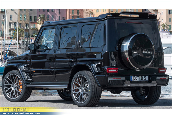 Аэродинамический обвес Брабус (Brabus) Widestar на новый Гелендваген (Mercedes G) W464