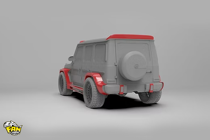 Аэродинамический обвес Вайдбоди (WideBody) на Мерседес (Mercedes) G63 W463a