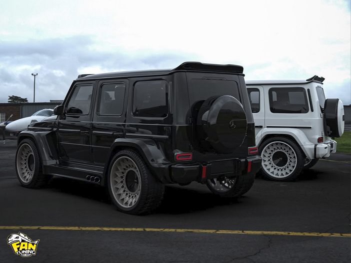 Аэродинамический обвес Вайдбоди (WideBody) на Мерседес (Mercedes) G63 W463a