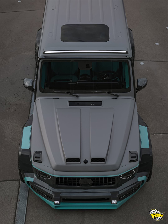 Аэродинамический обвес Вайдбоди (WideBody) на Мерседес (Mercedes) G63 W463a