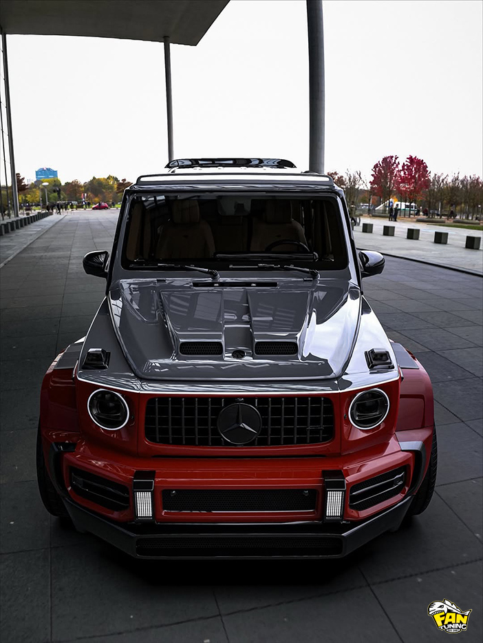 Аэродинамический обвес Вайдбоди (WideBody) на Мерседес (Mercedes) G63 W463a