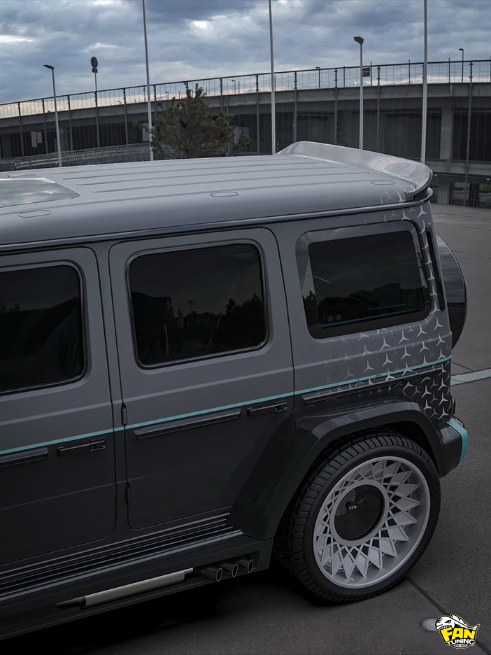 Аэродинамический обвес Вайдбоди (WideBody) на Мерседес (Mercedes) G63 W463a