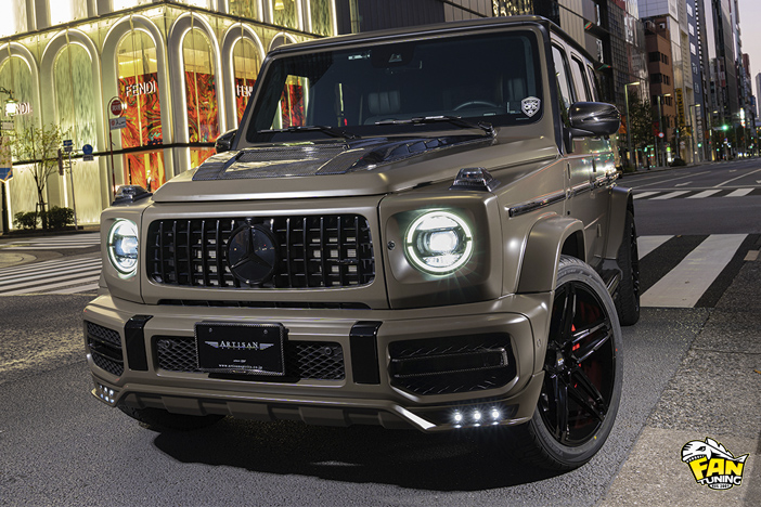 Внешний тюнинг (обвес) на Мерседес (Mercedes) G63 W463a от японского тюнинг ателье Artisan Spirits