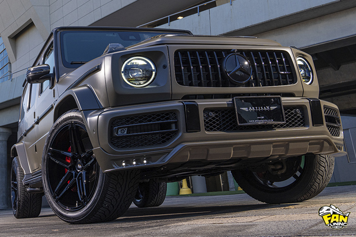 Внешний тюнинг (обвес) на Мерседес (Mercedes) G63 W463a от японского тюнинг ателье Artisan Spirits