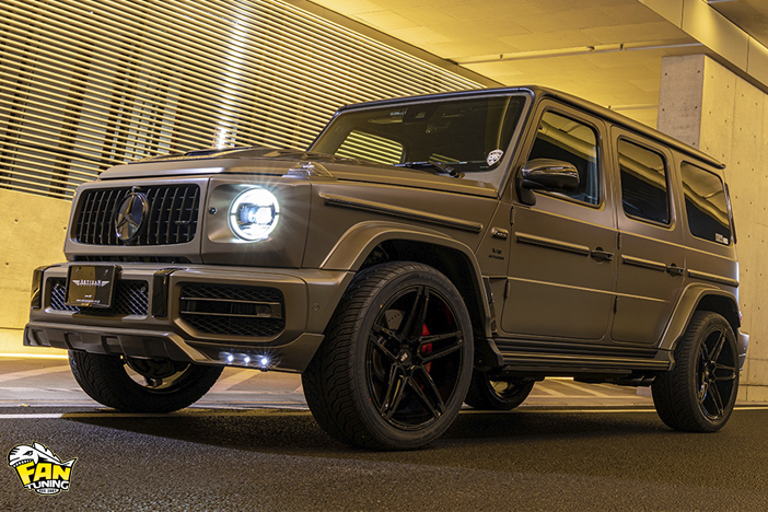 Внешний тюнинг (обвес) на Мерседес (Mercedes) G63 W463a от японского тюнинг ателье Artisan Spirits