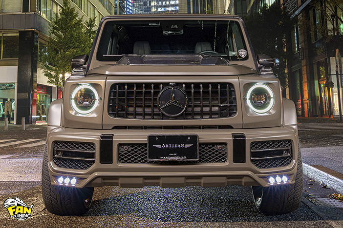 Внешний тюнинг (обвес) на Мерседес (Mercedes) G63 W463a от японского тюнинг ателье Artisan Spirits