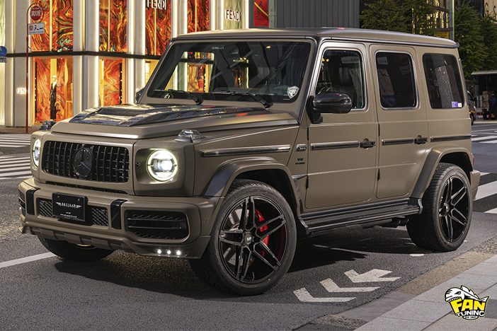 Внешний тюнинг (обвес) на Мерседес (Mercedes) G63 W463a от японского тюнинг ателье Artisan Spirits