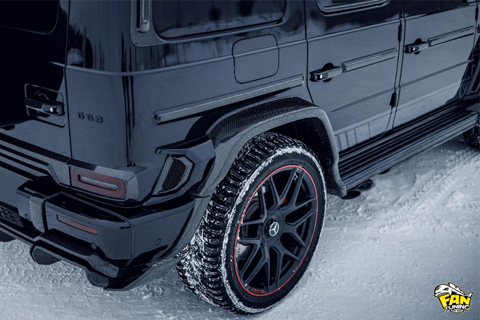 Карбоновый аэродинамический обвес Warrior (Воин) на Мерседес (Mercedes) G W463a (W464)