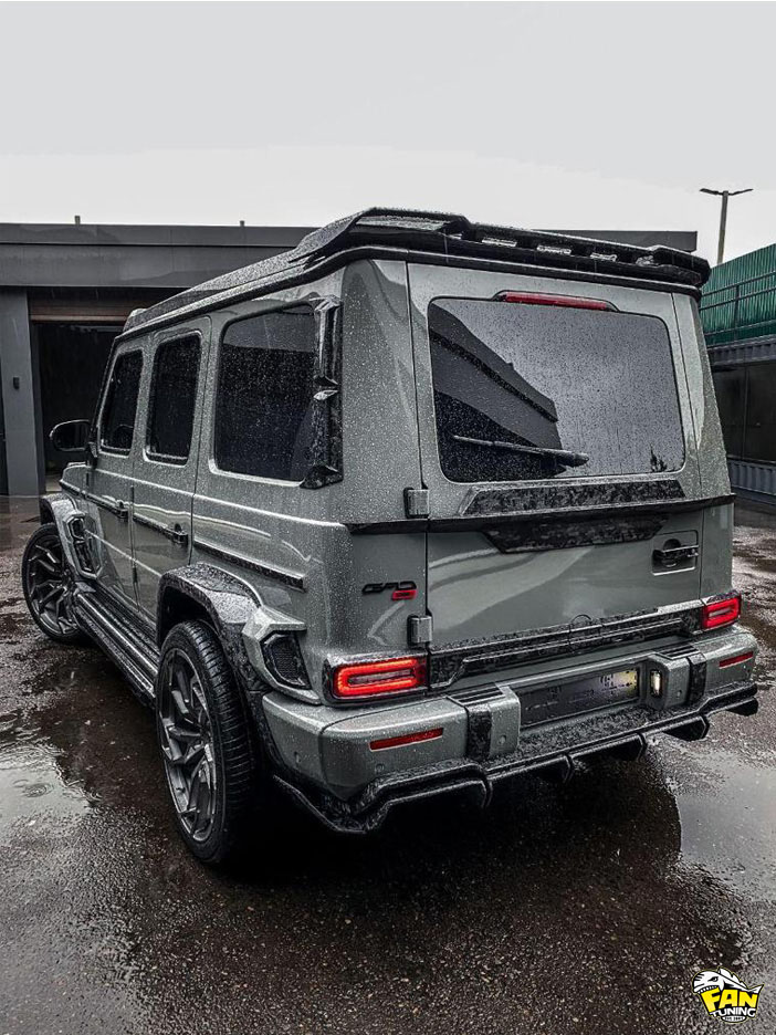 Карбоновый аэродинамический обвес Warrior (Воин) на Мерседес (Mercedes) G W463a (W464)