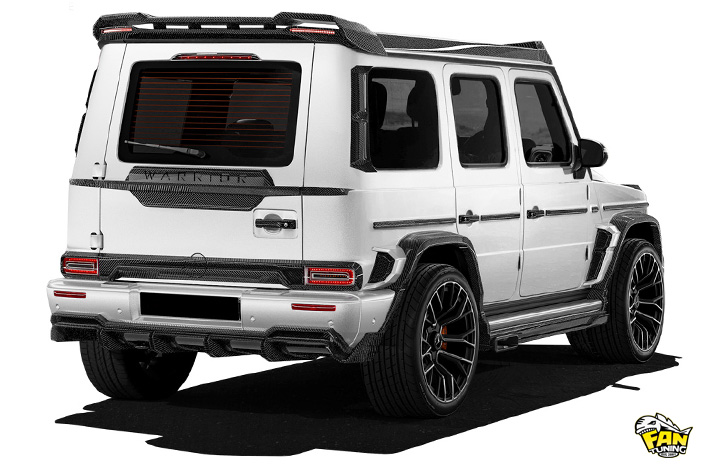 Карбоновый аэродинамический обвес Warrior (Воин) на Мерседес (Mercedes) G W463a (W464)