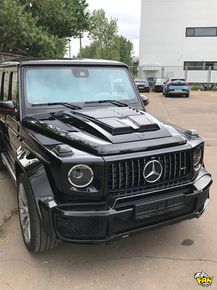 Накладка (горб) на капот на Гелендваген (Mercedes G) W463a и W465