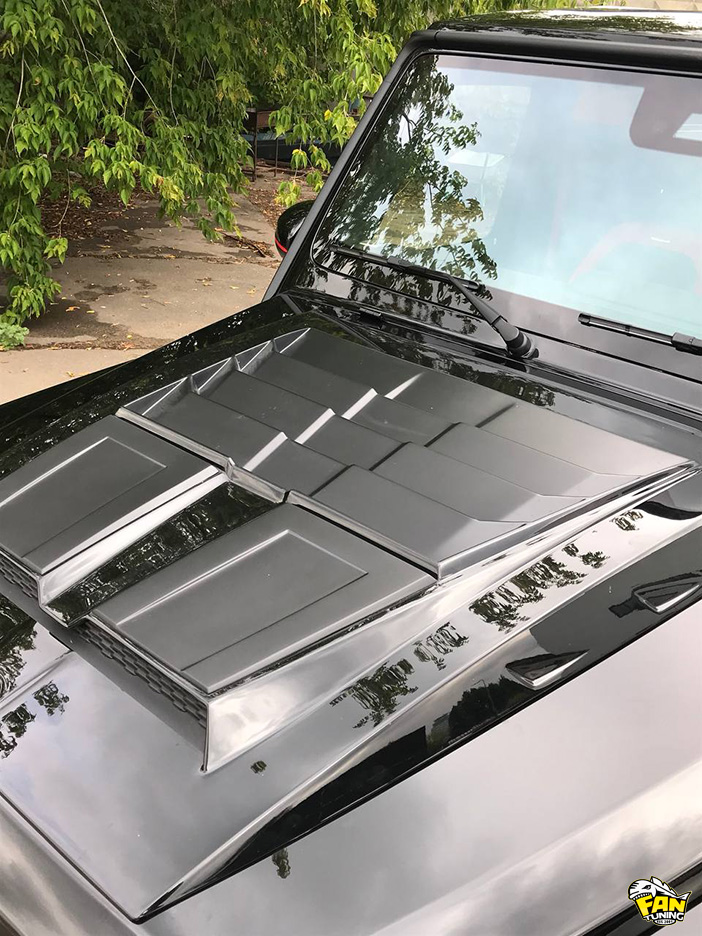 Накладка (горб) на капот на Гелендваген (Mercedes G) W463a и W465